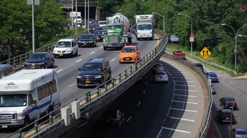 Levels Of Traffic In Brooklyn Stock-Footage 79330797