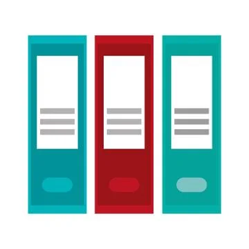 Lever arch folder , vector illustration Stock Illustration