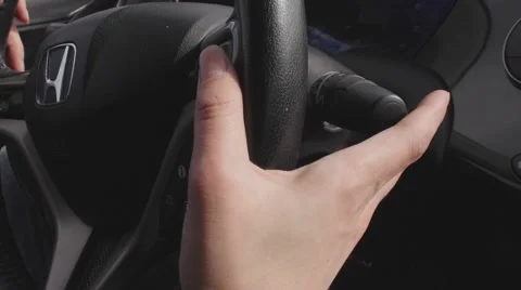 Lever of car washer Stock Footage 49823504