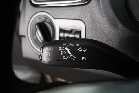 Lever switch headlights Foto stock