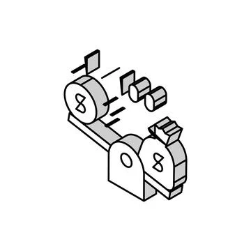 Leverage help isometric icon vector illustration Stock Illustration