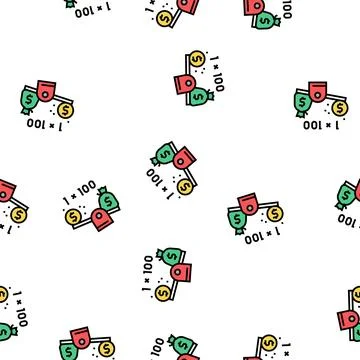 Leverage help vector seamless pattern Stock Illustration