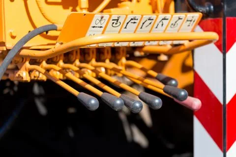 Levers of power Stock Photos