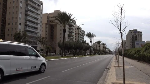 Levi Eshkol St. - Tel Aviv Israel Stock Footage 102675457