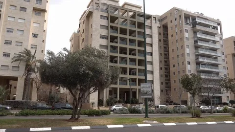 Levi Eshkol St. - Tel Aviv Israel Stock Footage 102677574