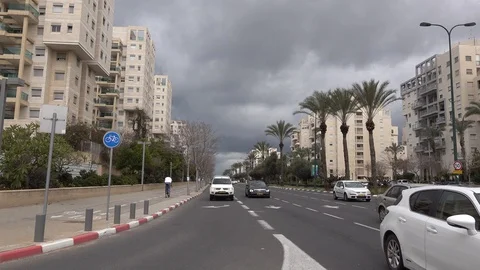 Levi Eshkol St. - Tel Aviv Israel Video stock 102693676