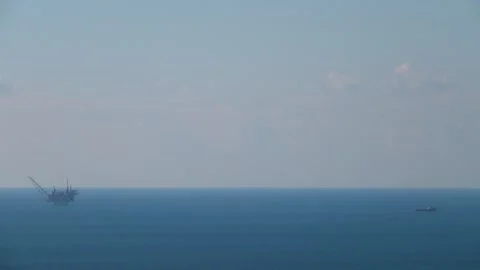 Leviathan natural gas rig Vidéo 245803802