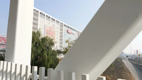 Levi's Stadium on November 14, 2018 in Santa Clara Stock Footage 101444959