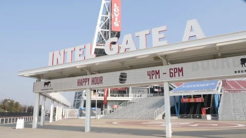 Levi's Stadium on November 14, 2018 in Santa Clara Stock Footage 101444961