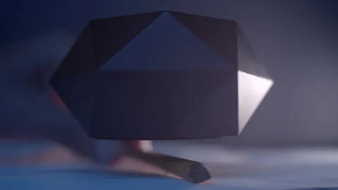 Levitating Sphere Stock Footage 234212866