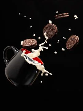 Levitation cookies Stock Photos
