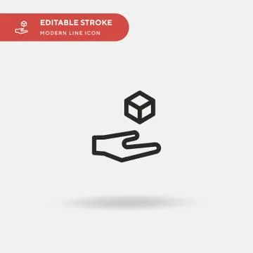 Levitation Simple vector icon. Illustration symbol design template for web mo 스톡 일러스트