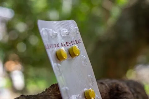 LEVITRA is an erectile dysfunction drug that contains Vardenafil HCl Foto stock
