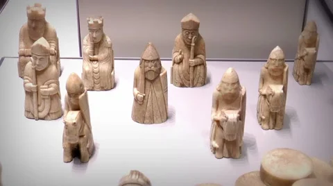 The Lewis Chessmen Stock Footage 50791247