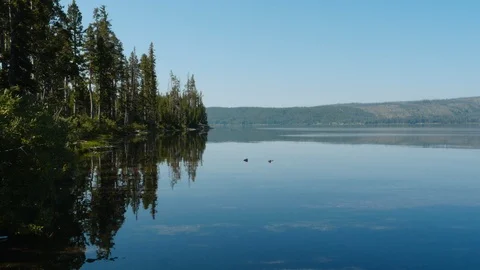 Lewis Lake Stock Footage 93419482