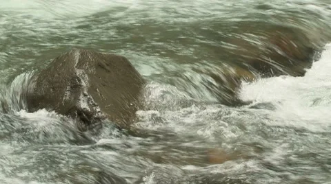 Lewis River 07 Video stock 7728609