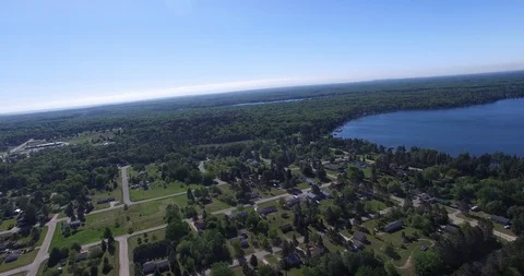 LewistonAerial20 Video stock 90525421