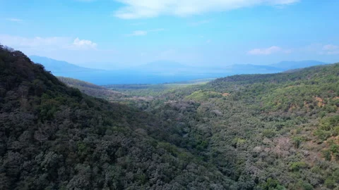 Lewotobi volcano ashes in the area of Flores island 库存影片 282997018