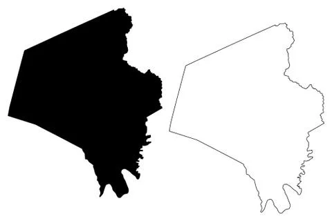 Lexington City map vector Stock Illustration