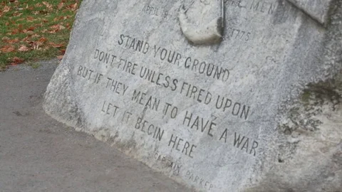 Lexington Monument Stock Footage 73748645