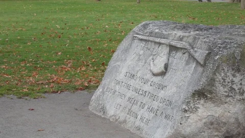 Lexington monument Stock Footage 73748838