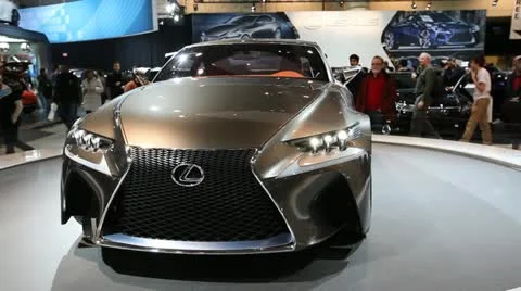 Lexus Concept Car LF-LC Stock Footage 21461503