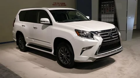 Lexus GX460 SUV on display during the Miami International Auto Show Stock Footage 68721067