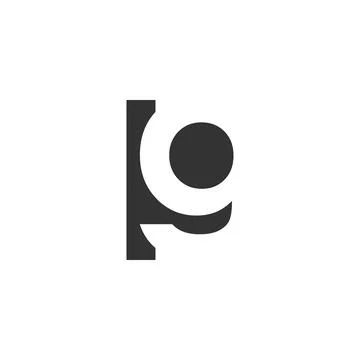 LG creative geometric initial based modern and minimal logo. Letter l g tre.. 스톡 일러스트