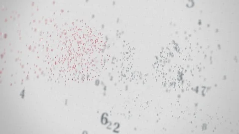 LG logo being made with many numbers. Digital business conceptual editorial Vídeos de archivo 102601010