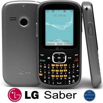 LG Saber Cellular 3D Model