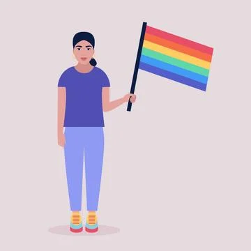 LGBT activist Stock Illustration