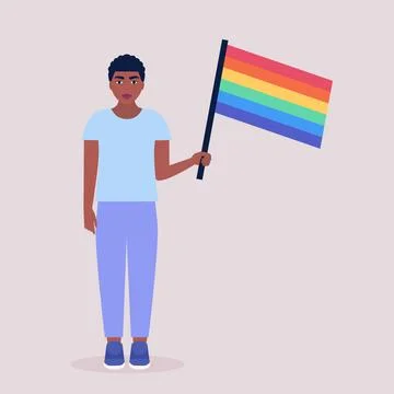 LGBT activist Stock Illustration