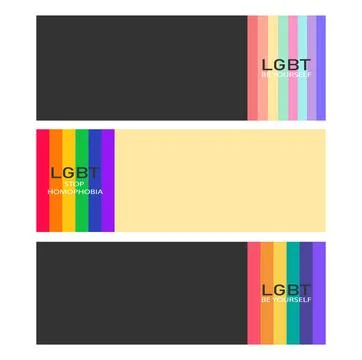 Lgbt background Stock Illustration