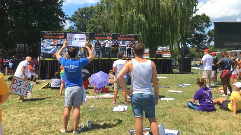 LGBT community protests guns Stock Footage 67210917