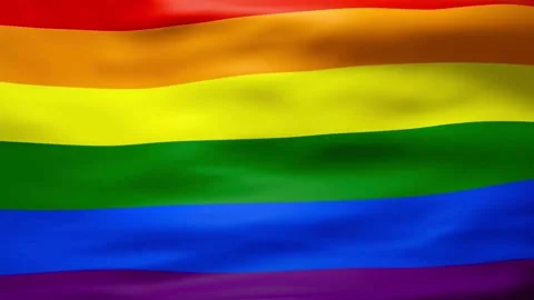 LGBT Flag Animation Stock Footage 277106446