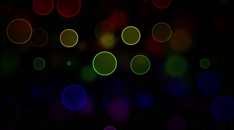 LGBT Flag with Blured Circles Effect 動画素材 64749757