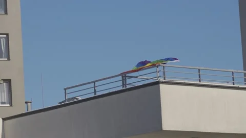 LGBT flag Stock Footage 148114048