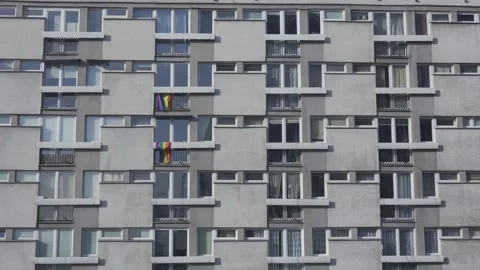 LGBT flag Video stock 150187688