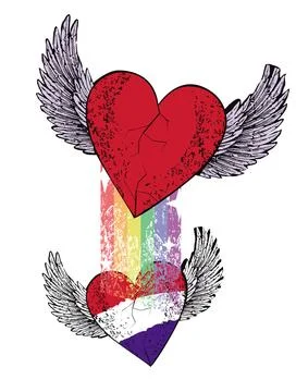 LGBT flag Stock Illustration