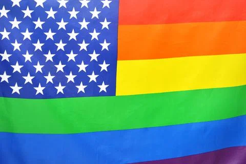 LGBT flag USA Stock Photos