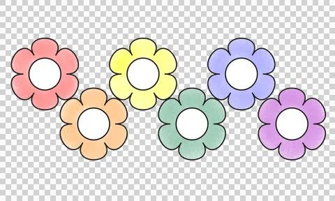 LGBT Flower Illustrazione stock