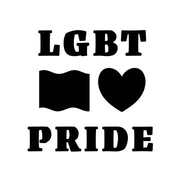 LGBT Pride elements Stock Illustration