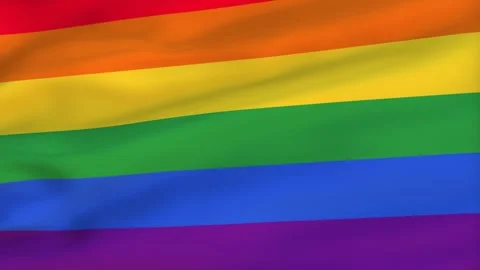 LGBT Pride Flag Alpha 4K resolution 8 Se... | Stock Video | Pond5