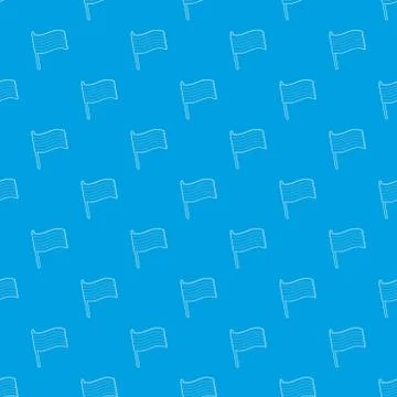 LGBT pride flag pattern seamless blue Illustrazione stock
