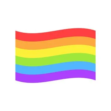 LGBT pride flag vector illustration Stock Illustration
