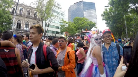 LGBT pride march. Stock-Footage 114192270