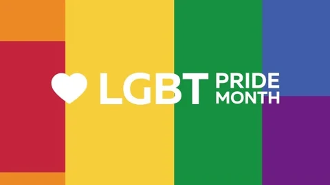 LGBT Pride Month Banner Animation with a... | Stock Video | Pond5