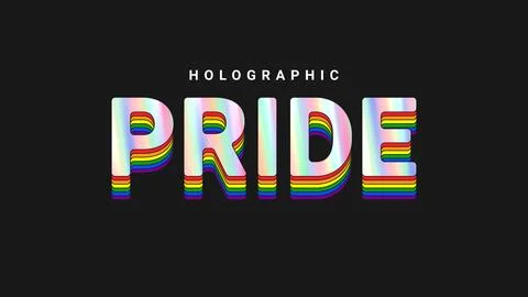 LGBT pride month concept Stock Illustration