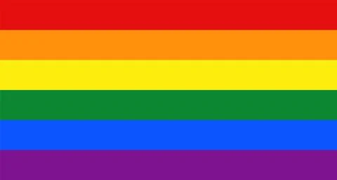 LGBT Pride Rainbow Flag Vector Illustration Stock Illustration