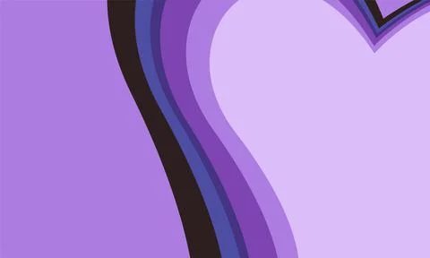 LGBT Pride vector concept design in purple background and Freedom rainbow fla 库存插图